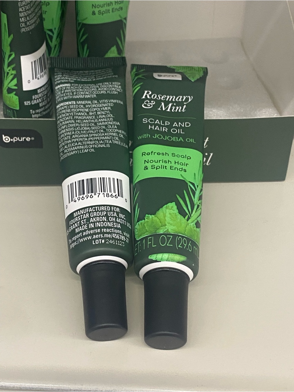 Rosemary & Mint Scalp and Hair Oil with Jojoba Oil 2 pcs